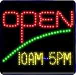 LED SIGNS open